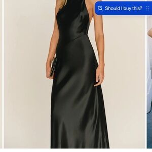 Reformation Camille Rowe Bianca Silk Dress